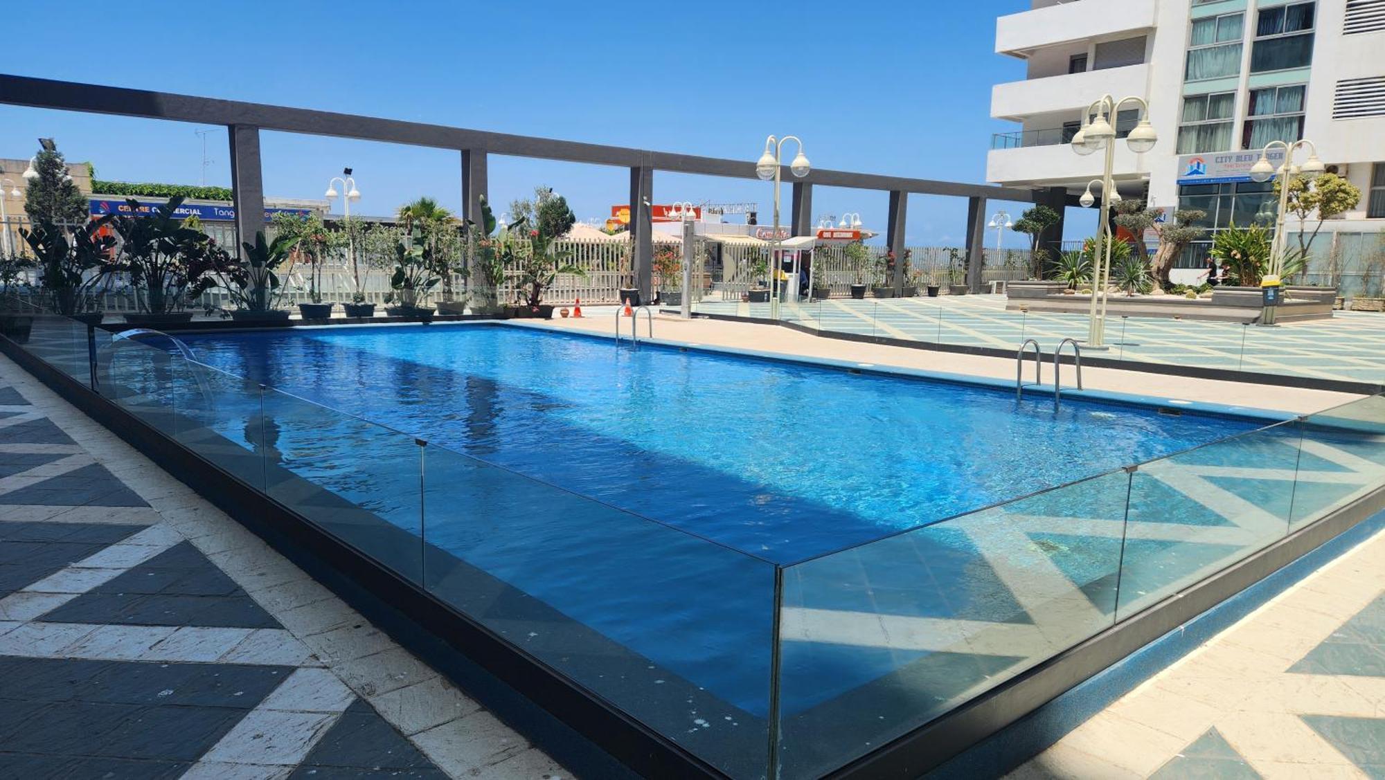 Magnifique Penthouse 160M2 Terrasse 90M2 Vue Mer Tangier Bagian luar foto